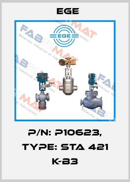 p/n: P10623, Type: STA 421 K-B3 Ege
