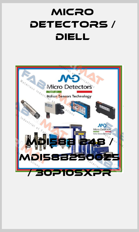 MDI58B 248 / MDI58B2500Z5 / 30P10SXPR
 Micro Detectors / Diell