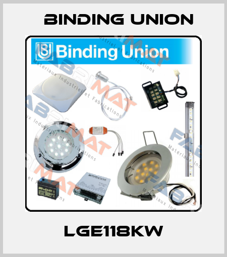 LGE118KW Binding Union