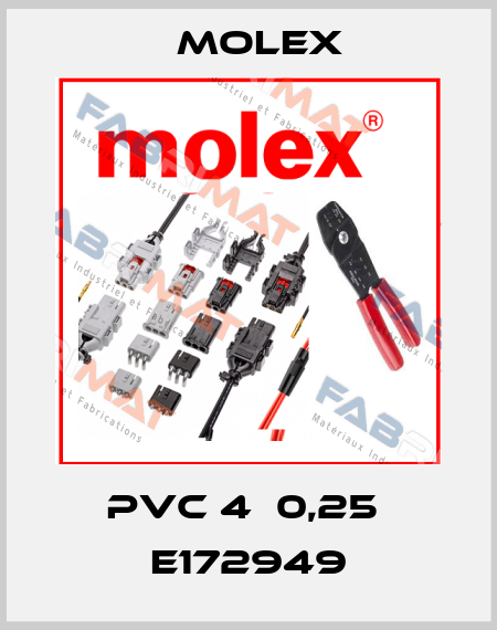PVC 4х0,25  E172949 Molex