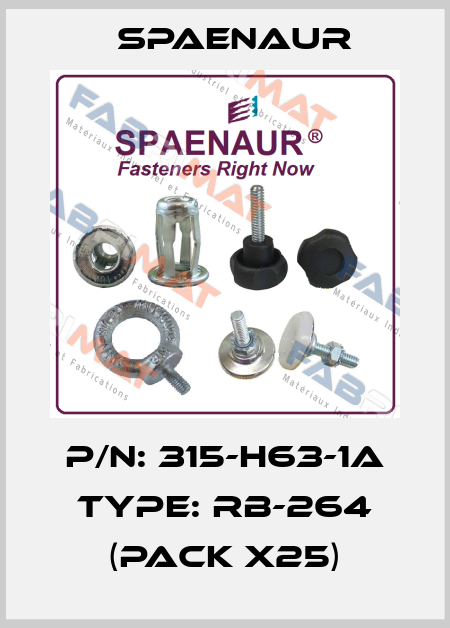P/N: 315-H63-1A Type: RB-264 (pack x25) SPAENAUR