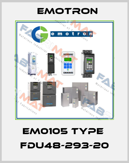 EM0105 Type  FDU48-293-20 Emotron