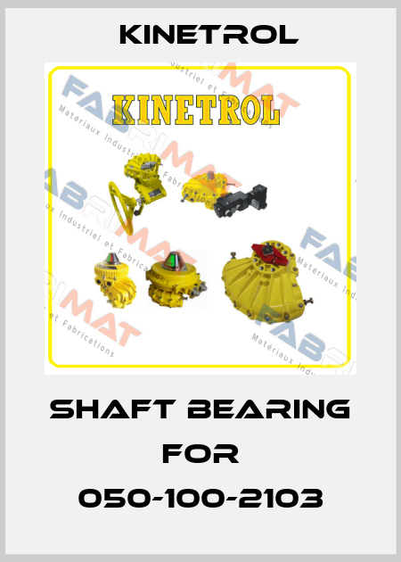 Shaft bearing for 050-100-2103 Kinetrol