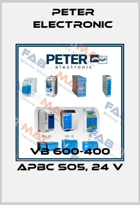 VB 600-400 APBC SO5, 24 V Peter Electronic
