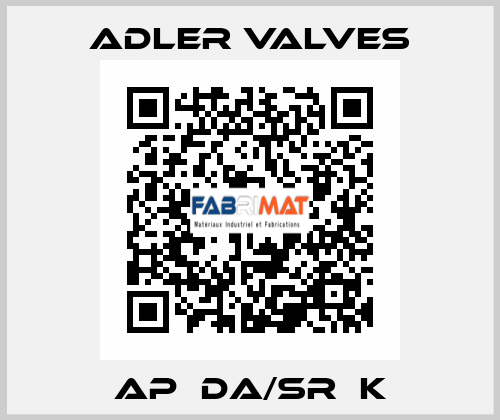 AP  DA/SR  K Adler Valves