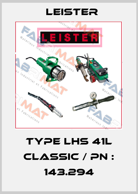 Type LHS 41L CLASSIC / PN : 143.294 Leister