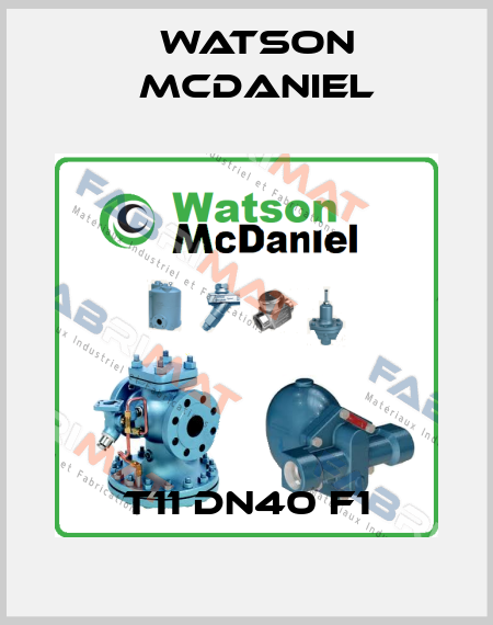 T11 DN40 F1 Watson McDaniel
