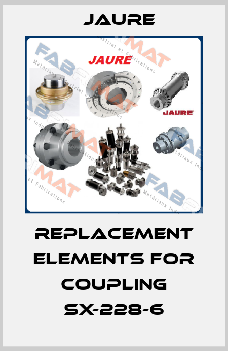 Replacement elements for coupling SX-228-6 Jaure