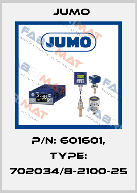 P/N: 601601, Type: 702034/8-2100-25 Jumo