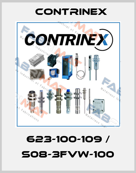 623-100-109 / S08-3FVW-100 Contrinex