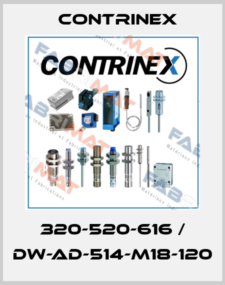 320-520-616 / DW-AD-514-M18-120 Contrinex