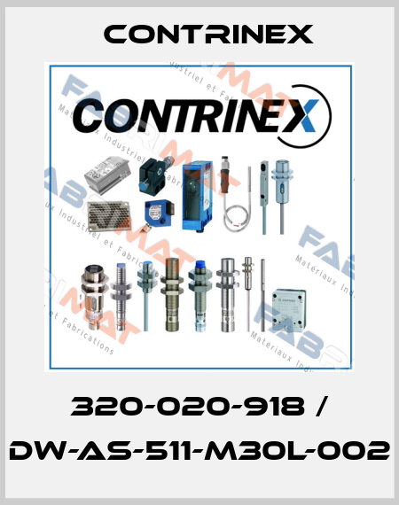 320-020-918 / DW-AS-511-M30L-002 Contrinex