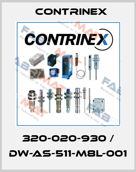 320-020-930 / DW-AS-511-M8L-001 Contrinex