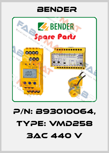 p/n: B93010064, Type: VMD258 3AC 440 V Bender