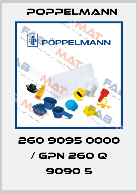 260 9095 0000 / GPN 260 Q 9090 5 Poppelmann