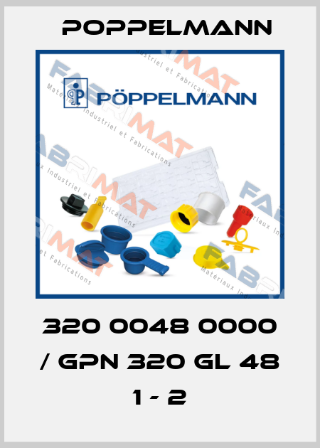 320 0048 0000 / GPN 320 GL 48 1 - 2 Poppelmann