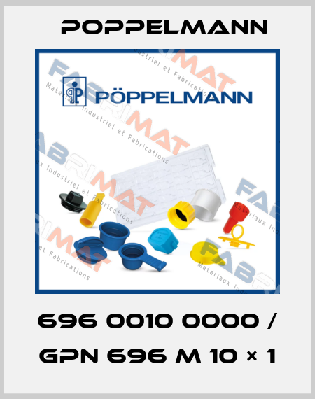 696 0010 0000 / GPN 696 M 10 × 1 Poppelmann
