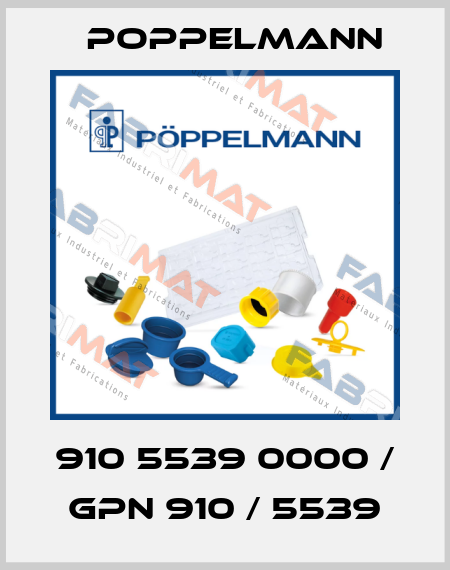 910 5539 0000 / GPN 910 / 5539 Poppelmann