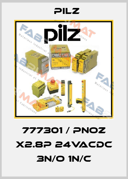 777301 / PNOZ X2.8P 24VACDC 3n/o 1n/c Pilz