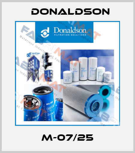 M-07/25 Donaldson