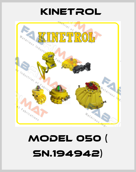 Model 050 ( Sn.194942) Kinetrol