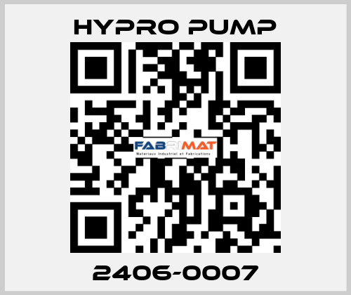 2406-0007 Hypro Pump