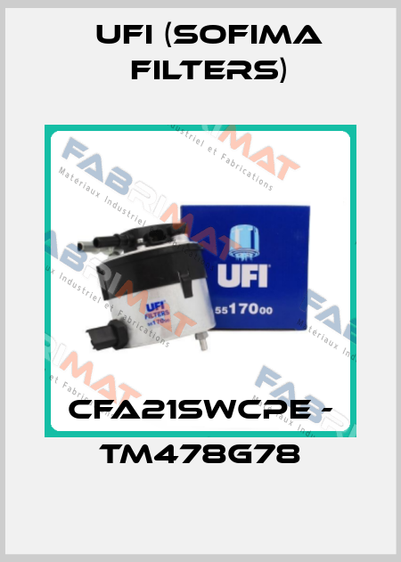 CFA21SWCPE - TM478G78 Ufi (SOFIMA FILTERS)