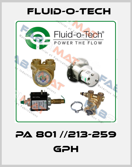 PA 801 //213-259  GPH Fluid-O-Tech