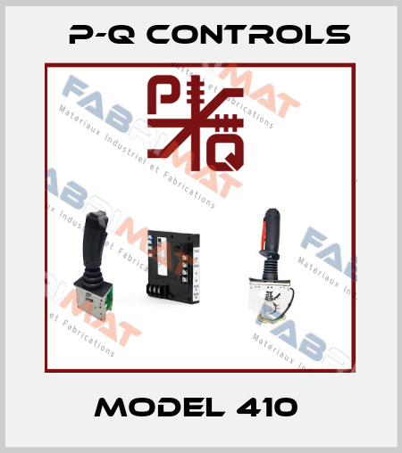  Model 410  P-Q Controls
