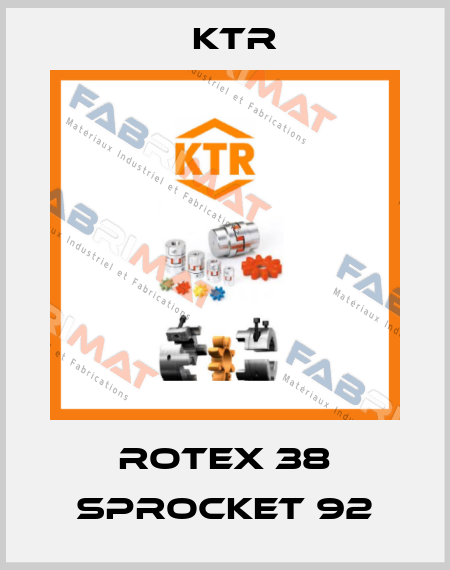 ROTEX 38 Sprocket 92 KTR