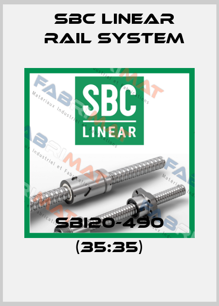 SBI20-490 (35:35) SBC Linear Rail System