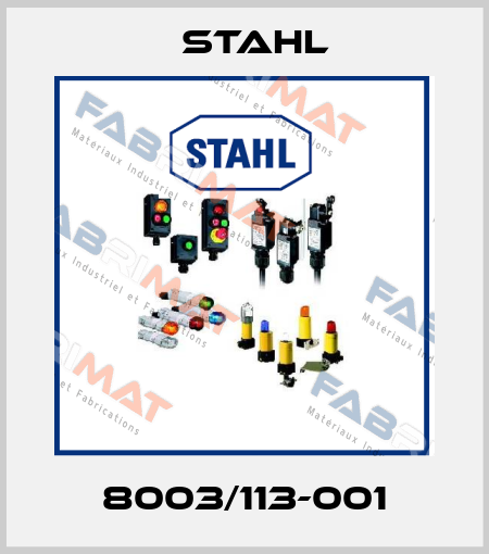 8003/113-001 Stahl