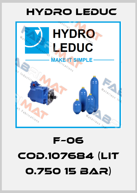 F–06 cod.107684 (LIT 0.750 15 bar) Hydro Leduc