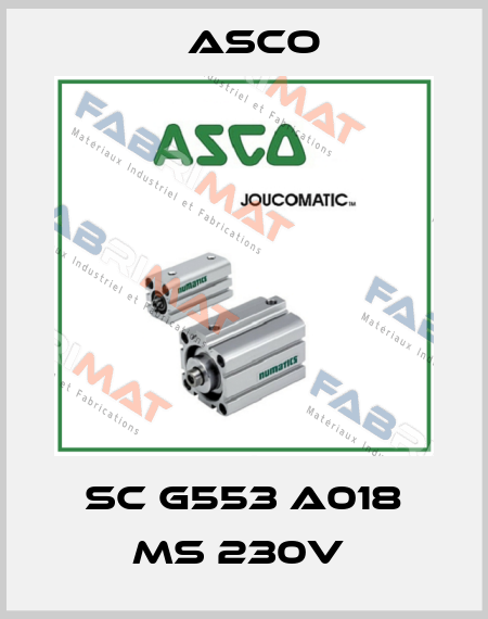 SC G553 A018 MS 230V  Asco