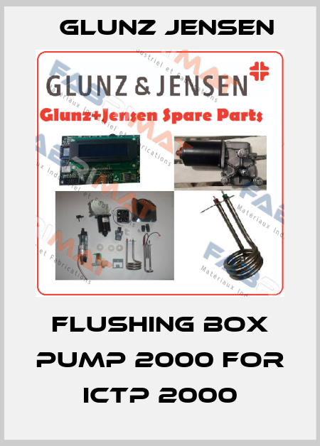 flushing box pump 2000 for ICTP 2000 Glunz Jensen