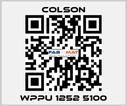 WPPU 1252 5100 Colson