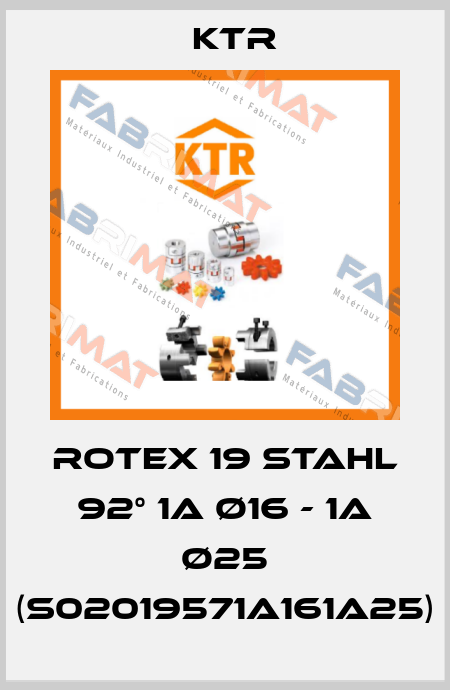 ROTEX 19 Stahl 92° 1A Ø16 - 1A Ø25 (S02019571A161A25) KTR