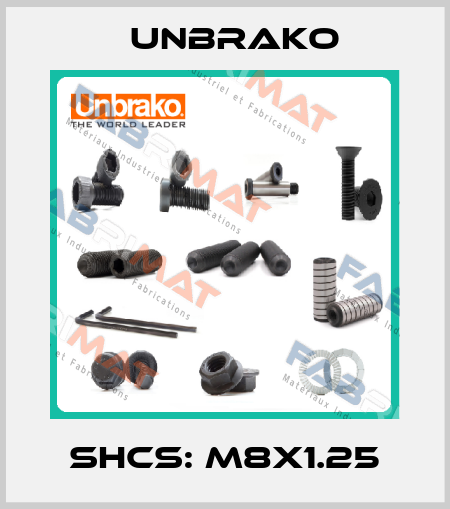 SHCS: M8X1.25 Unbrako