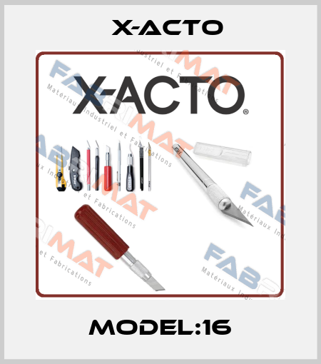 Model:16 X-acto