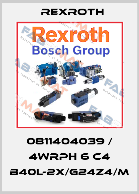 0811404039 / 4WRPH 6 C4 B40L-2X/G24Z4/M Rexroth