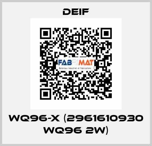 WQ96-x (2961610930 WQ96 2W) Deif