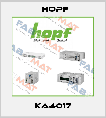 KA4017 Hopf