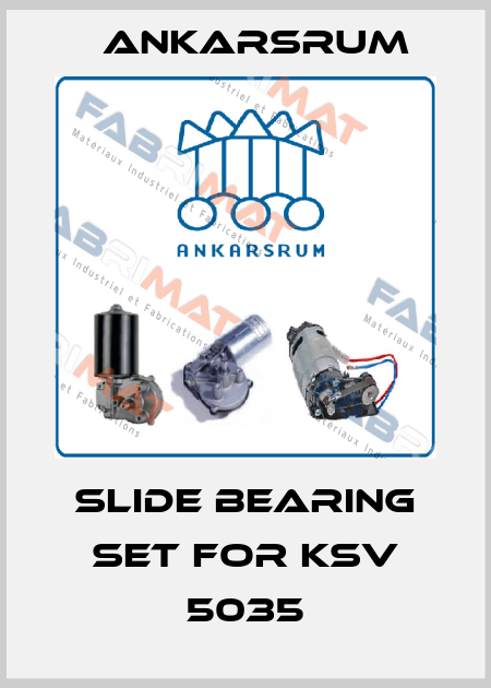 slide bearing set for KSV 5035 Ankarsrum