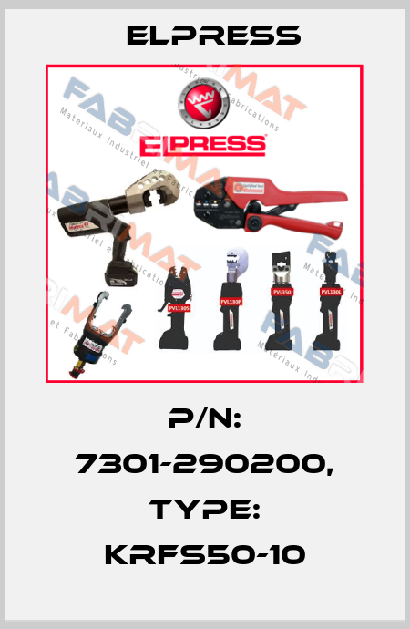 p/n: 7301-290200, Type: KRFS50-10 Elpress
