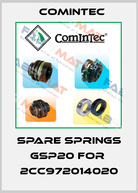 spare springs GSP20 for  2CC972014020 Comintec