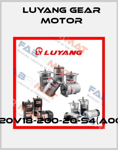 J220V18-200-20-S4(A000) Luyang Gear Motor