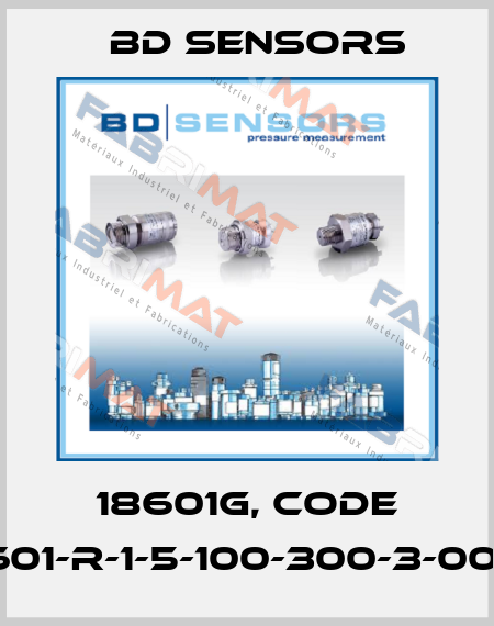18601G, Code 1601-R-1-5-100-300-3-000 Bd Sensors