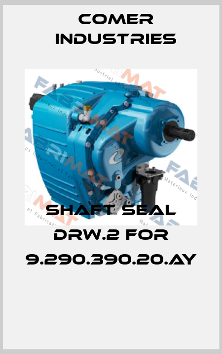 SHAFT SEAL DRW.2 FOR 9.290.390.20.AY  Comer Industries