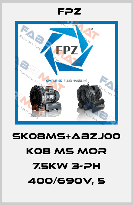 SK08MS+ABZJ00 K08 MS MOR 7.5kW 3-ph 400/690V, 5 Fpz