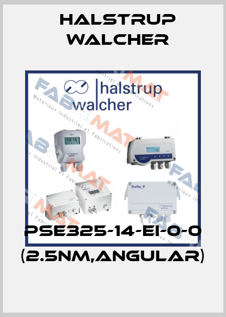 PSE325-14-EI-0-0 (2.5NM,ANGULAR) Halstrup Walcher